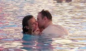 The wife of the footballer looked downcast as she emerged on friday, just wayne and coleen have been together since they were teenagers (picture: Coleen And Wayne Rooney Get Hot And Heavy With Some Pool Pda In Vegas Daily Mail Online
