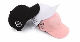 Anti Social Club Hat Cap Antisocial Social Club Weird Hat Baseball Cap Street Outfit Accessories Fashion Cap Anti Social Club