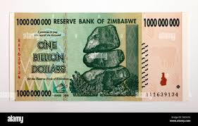 Image result for zimbabwe billion dollar note