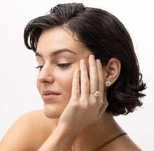 Ellen White Flower Adjustable Ring Stainless Steel