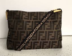 Black And Brown Purse Fendi Zucca Pattern Handbag 925 Roma Black Brown Ff Monogram Bag W Coin Purse Fendi Handtotebag Handbag Patterns Monogram Bag Fashion