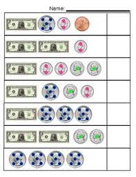 These addition touch math printables are perfect for the classroom!. Math Money Touch Math Counting Worksheets By Ms Tarad Tpt