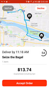 Yes Doordash I Would Love To Take This Order Across State Lines On A Busy Bridge During Rush Hour To An Area Out Of My Starting Location And Get Stuck Over There
