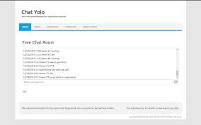 Just create an account or be a guest with or without. Chat Yolo