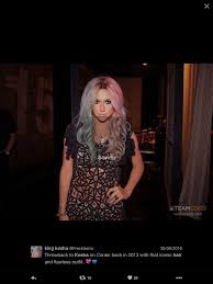 Kesha arrived at los angeles international airport over the weekend. 8 Kesha Blue And Purple Hair Ideas Kesha Purple Hair Hair