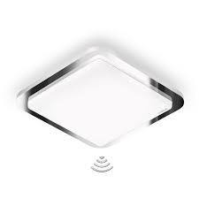 Bewegungsmelder hat eine hohe reichweite. Steinel Led Deckenleuchte Mit Bewegungsmelder Rs Led D1 V3 Chrom Eek A A Kaufen Bei Obi