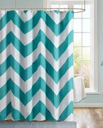 Giant Teal Chevron Shower Curtain Teal Shower Curtains Chevron Shower Curtain Fabric Shower Curtains