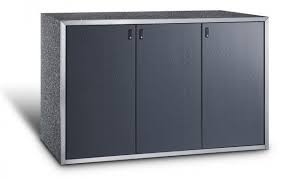 Mulltonnenbox Silent 243 Dreifachschrank 3x 240 Liter Mulltonnenbox Schliessfacher Sichtbeton