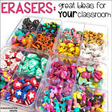 Ideas For Using Mini Erasers In Your Classroom Kindergarten Smarts Erasers Preschool Math Teaching