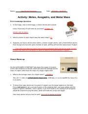Which jar contains the most atoms? A Before You Can Find The Mass What Do You Need To Know Molar Mass B Turn On Course Hero