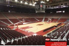 bud walton arena maxam telescopic platform photos