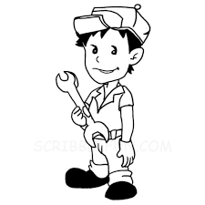Coloring book — stock vector image. 20 Free Community Helpers Coloring Pages Printable