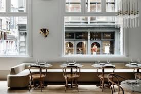 Hazel Restaurant In Melbourne By The Stella Collective Yellowtrace Hospital Interior Design Restaurant Seating Interior Architecture Design