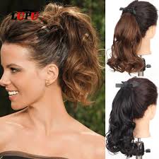 LUPU Coda di cavallo corta riccia da donna Estensione della coda di cavallo  sintetica naturale Comoda corda per capelli Design Fibra resistente al  calore per donna Coda di cavallo acquista in modo