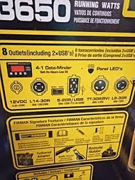 Product description the firman h03652 duel fuel generator features 4550 starting watts and 3650 running watts (4100/3300 lpg). Brand New Firman The Ultimate 4550 Portable Generators With Remote Start 4550 Start Watts 3650 Run Watts For Sale In San Bernardino Ca Offerup