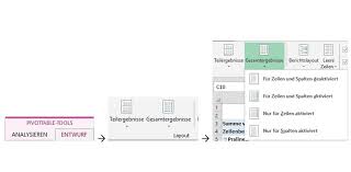 Er drückt nichts anders als die summenbildung in der jeweiligen spalte oder zeile aus. Pivot Tabellen Teil Und Gesamtergebnisse Liefern Uberblick Controlling Haufe