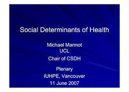 Social determinants of health are the primary contributors to unfair and avoidab. 4 Main Determinants Of Health