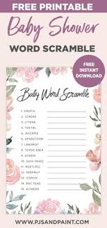 An answer sheet is also included. 86 Baby Shower Games Ideas Baby Shower Games Free Printable Baby Shower Games Printable Baby Shower Games