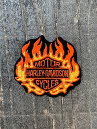 Maybe you would like to learn more about one of these? Super Rad Vintage Harley Davidson Flame Patch Boardwalk Vintage