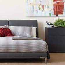 Luna Leather Bed Leather Bed Leather Platform Bed Bed Furniture