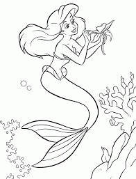 Deniz Kizi Boyama Sayfalari Ornekleri Ve Calismalari Boyama Sayfalari Disney Dovmeleri Boyama Kitaplari
