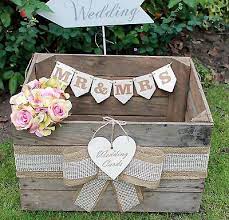Vintage Wooden Wedding Cards Crate Post Box Rustic Shabby Chic Original Mr Mrs Card Box Wedding Wedding Card Post Box Wooden Card Box Wedding
