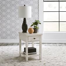 Farmhouse nightstands are the perfect piece of furniture for storing your bedtime essentials in your farmhouse bedroom. Modern Farmhouse Drawer Chair Side Table By Liberty Furniture Nis924746757 Callan Furniture