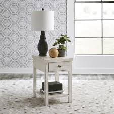 Farmhouse nightstands are the perfect piece of furniture for storing your bedtime essentials in your farmhouse bedroom. Modern Farmhouse Drawer Chair Side Table By Liberty Furniture Nis924746757 Callan Furniture