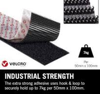 VELCRO Brand, Heavy Duty Stick On Tape, Cut-to-Length Industrial Extra
