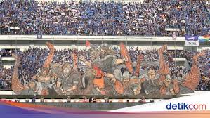 Can persija jakarta complete the job in the indonesia menpora cup against persib bandung team? Kompak Dukung Persib Suporter Suguhkan Koreo Ridwan Kamil Nonton Di Tribune