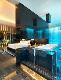 W Taipei Extreme Wow Suite Bedroom Interior Modern Bedroom Hotel Suites