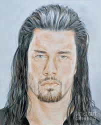 I am draw this logo in this video for all of the john cena friends and wwe lovers. Pro Wrestling Superstar Roman Reigns Drawing By Jim Fitzpatrick
