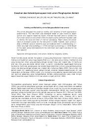 Pdf Kesahan Dan Kebolehpercayaan Instrumen Penghayatan Akidah Norsaleha Mohd Salleh Academia Edu