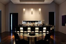Swanky Home Bar At The Back Of This Modern Media Room Bars For Home Media Room Media Room Design