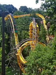 I used to think all of the arrow loopers were the **** when i was a teen but looking back at the headaches i would develop after riding them i am pretty sure i was concussed more than once. Busch Gardens Williamsburg Parkvault