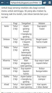 Yuk simak daftar menu diet sehat seminggu yang mudah dan menyenangkan berikut nah, untuk mengawali program diet kamu, coba manfaatkan hari senin untuk berolahraga di saat. Resepi Menu Atkins Fasa 1