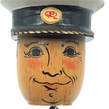 VTG ROBIN AND NELL DALE Wooden Stump Doll CECIL CLEAVER THE BUTCHER $21.64 