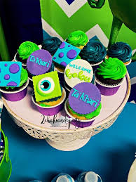 The centerpiece measures 16.5 tall x 10 wide. Monster Inc Themed Baby Shower 2chicksandaparty Facebook