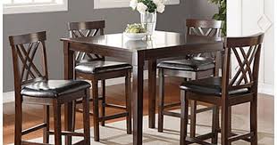 5 Piece Walnut Pub Set Pub Table Sets Pub Set Pub Table