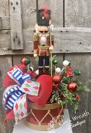 Nutcracker Centerpiece Christmas Decor Christmas Home Decor Etsy Nutcracker Christmas Decorations Christmas Centerpieces Christmas Decorations
