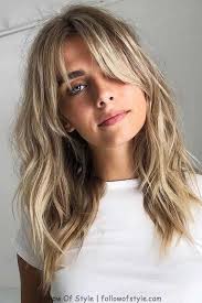 2020 Best Blonde Wigs Blonde Curly Human Hair Cooleso Longhair In 2020 Medium Length Hair With Bangs Long Hair Styles Long Fringe Hairstyles