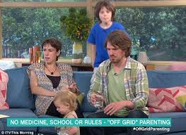 Both are jobless except for some part time work matt gets. Viewers Of This Morning React To Off Grid Parenting And Child Peeing On Live Tv Stay At Home Mum