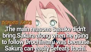 Wow But Not When She Was Genin But Yeah Can See That Happening Hahha Sakura Would Crush Anyone Naruto Facts Naruto Anime Naruto