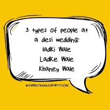 Types Of People You Meet At An Indian Wedding C Wittyvows Wedding Guests Ladki Wale Ladke Wale Desi Weddin Daily Jokes Funny Quotes Types Of People