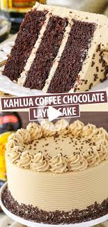 Kahlua Cafe Gateau Etage Au Chocolat In 2020 Best Cake Recipes Savoury Cake Cake Recipes