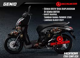 Modifikasi virtual honda genio artwork competition 03 p7. Decal Motor Honda Genio Variasi Aksesoris Modifikasi Sticker Honda Genio Full Body Lazada Indonesia
