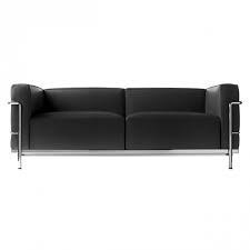 Modern classics furniture manufacturers and sells a version of the le corbusier lc2 and lc3 sofa for a fraction of the cost of the cassina version. Cassina Le Corbusier Lc3 Sofa Two Seater Ambientedirect