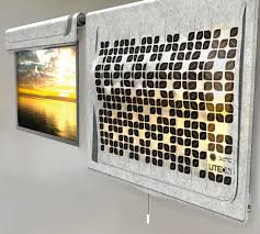 Their unique honeycomb construction offers wonderful insulation and makes these shades ideal for climates with extreme heat or cold. Energy Harvesting Eco Shade Doubles As A Light Source At Night