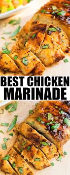 This Quick And Easy Chicken Marinade Recipe For The Grill Or Oven Is Made With Simple I Chicken Marinade Recipes Easy Chicken Marinade Healthy Chicken Marinade