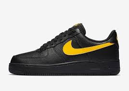 Black Air Forces With White Writing Nike Air Force 1 Low Black Leather Pack Sneakernews Com Nike Air Force Nike Air Nike